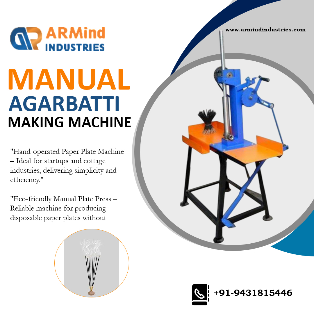 Manual agarbatti making machine